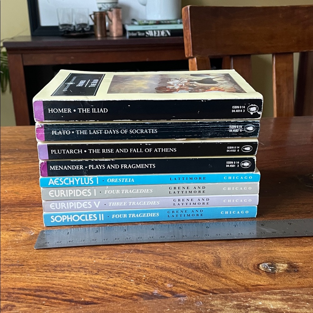 8 Penguin Classics + U of Chicago Softcover Books on Ancient Greek Antiquities - Picture 3 of 12